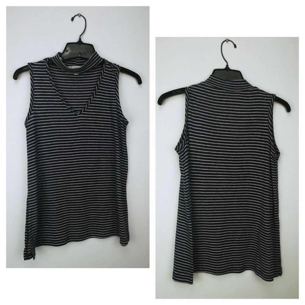 Cloud Chaser striped choker top